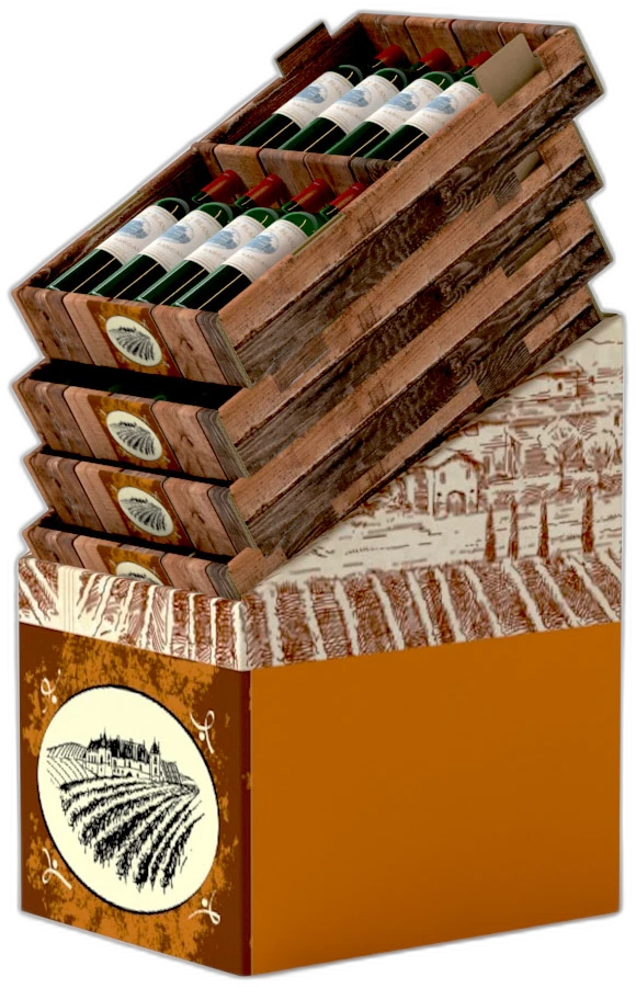 Expositor para Vino y aceite
