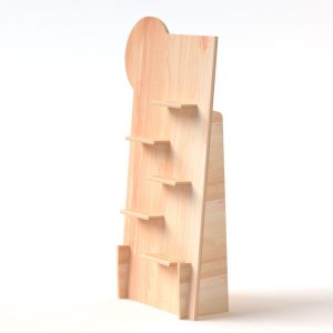 Expositor de madera para tiendas (pack de 2)