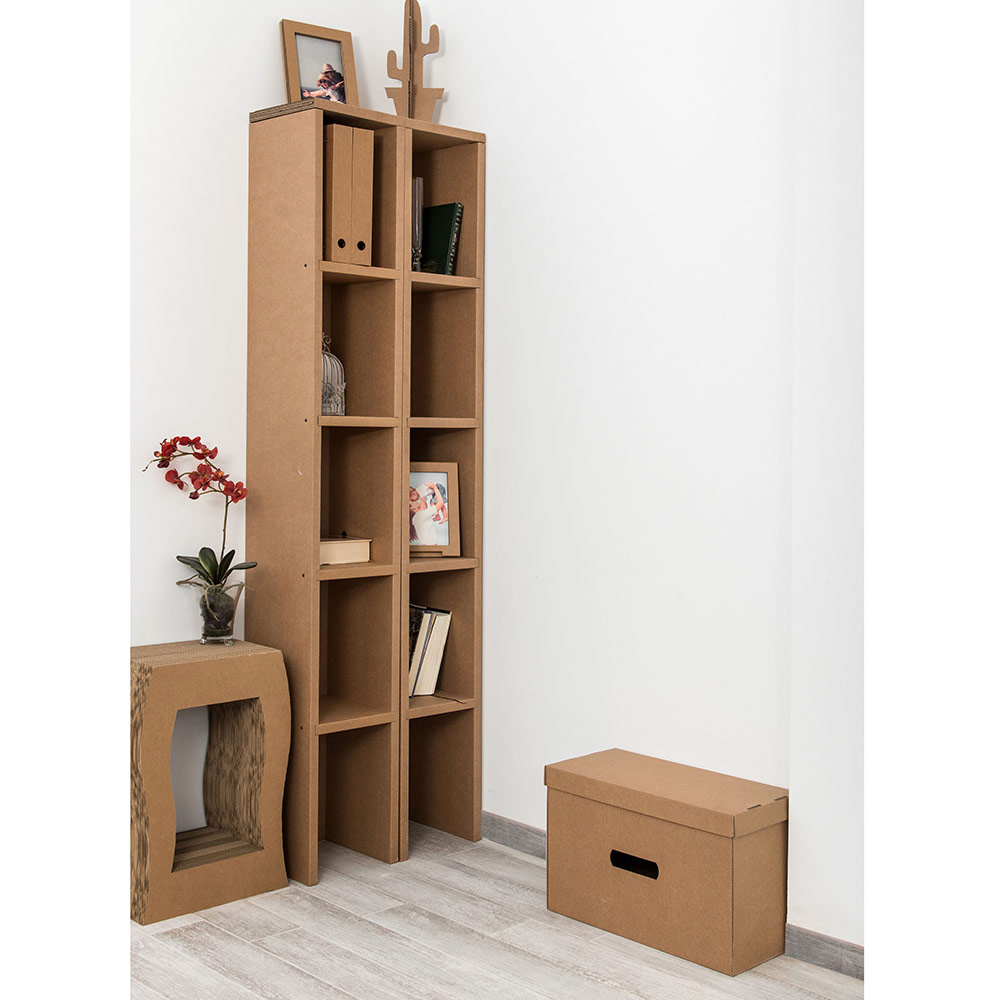 Estantería modular de cartón