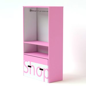 Expositor para ropa de cartón