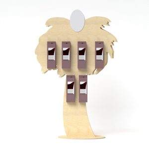 Expositor de ganchos de cartón para sandalias (pack de 2)