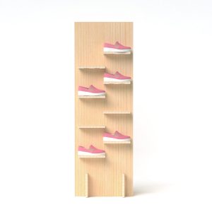 Expositor de madera para calzado (pack de 2)