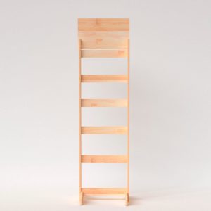 Expositor de ganchos de madera (pack de 2)