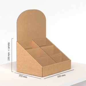 Expositor de mascarillas de cartón (pack de 10)