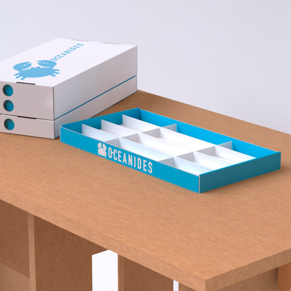 Caja de cartón muestrario para gafas (pack de 15)