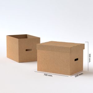 Baúl de cartón personalizado