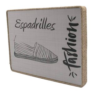 Display de madera y cáñamo