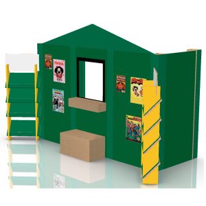 Kiosco, de cartón tienda Pop-Up