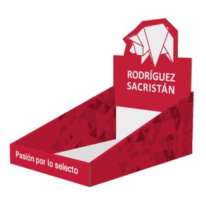 Expositor de mostrador de cartón para alimentación (10 und.)