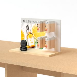 Expositor de mostrador de ganchos en madera (pack de 20)