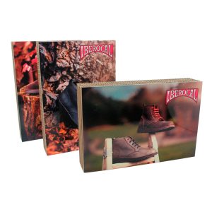 Display en cartón ondulado 3D