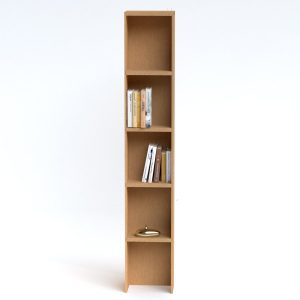 Librería de cartón económica