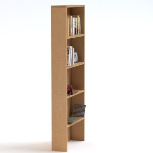 Librería de cartón modular económica