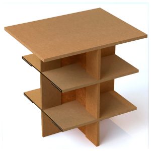 Mesa de cartón para comercios y degustaciones