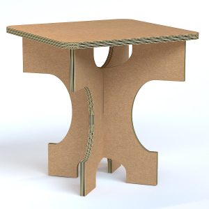 Mesa de cartón para eventos y ferias