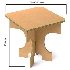 Mesa de cartón para eventos y ferias