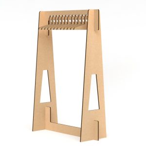 Perchero de cartón de 12 perchas (pack de 2)
