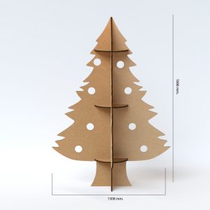 Árbol de navidad ecológico de cartón (pack de 5)