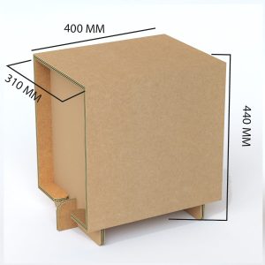 Taburete de cartón resistente (pack de 4)