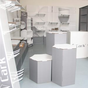 Stand de cartón personalizado