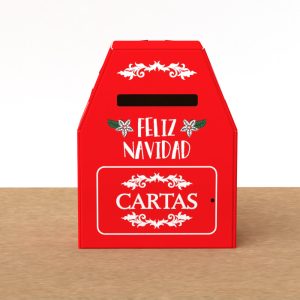 Buzón de cartón navideño (pack de 12)