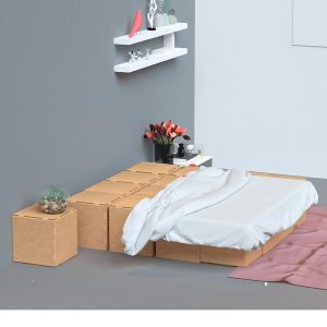 Cubos de cartón para decorar stand (pack de 5)