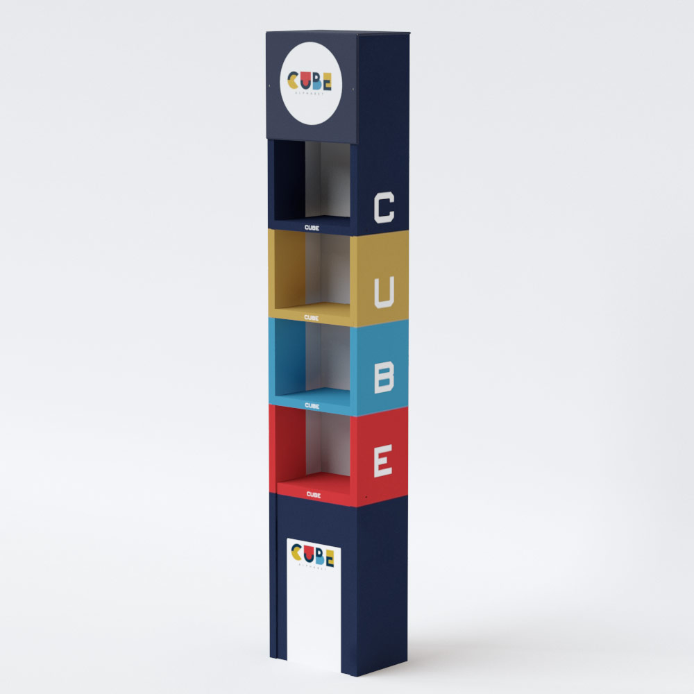 Display de suelos de cartón para farmacias (pack de 10)