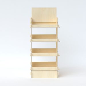 Expositor de madera económico (pack de 10)