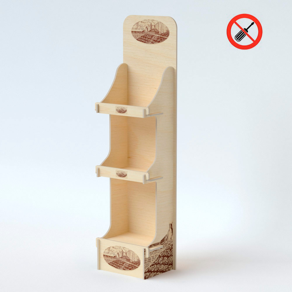 Expositor de madera para juguetes (pack de 10)