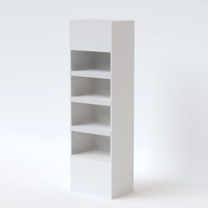 Expositor en madera con estantes regulables (pack de 10)
