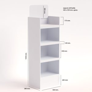 Expositor en madera para conservas (pack de 10)