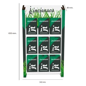 Expositor de cartón para infusiones de mostrador (pack de 4)