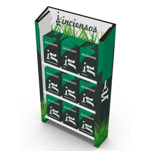 Expositor de cartón para infusiones de mostrador (pack de 4)