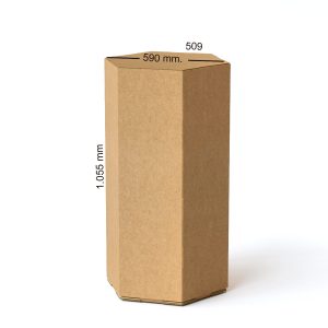 Hexágonos de cartón para decoración (pack de 3)