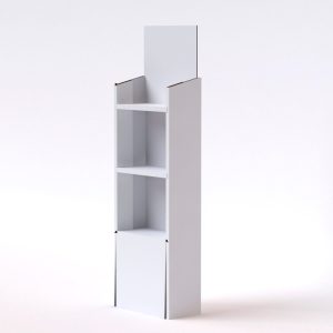 Floor stand de cartón para comercio resistente (pack de 10)