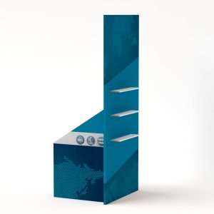 Palet de cartón Box con cartela gigante