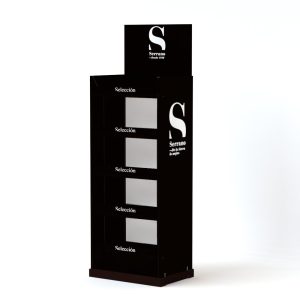 Expositor de cartón para conservas de suelo (pack de 10)
