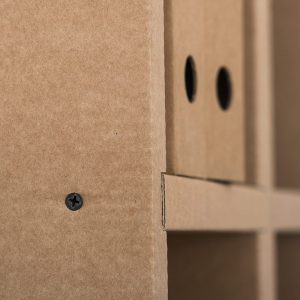 Estantería modular de cartón