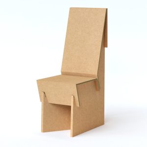 Sillas de cartón para eventos (pack de 2)